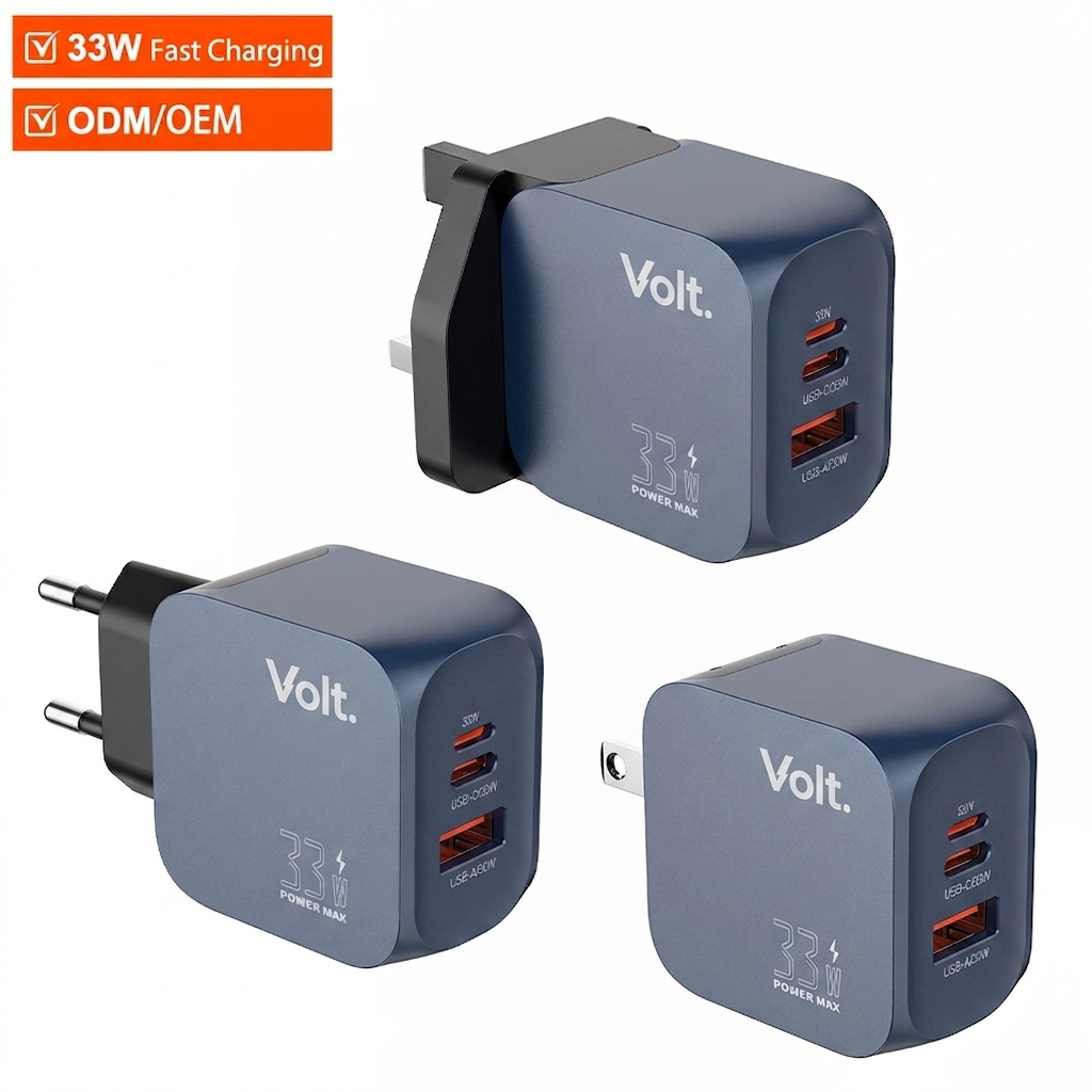 Volt.’s 33W Power Max Dual-Port Wall Charger